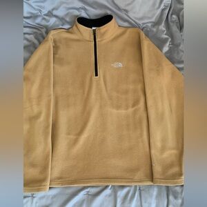 The North Face Men’s Half-Zip Fleece Pullover in Camel/Tan